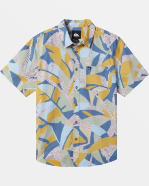 Quiksilver Shirts & Polos>Apero Classic Short Sleeve Shirt CORONETBLUEAPEROORGACLASS