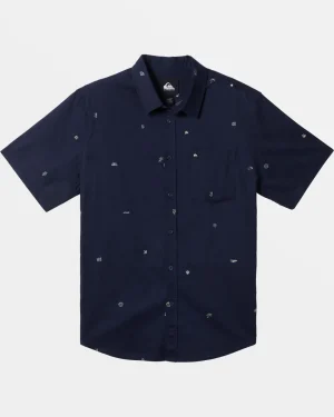 Quiksilver Shirts & Polos>Apero Classic Short Sleeve Shirt DARKNAVYAPEROCLASSS