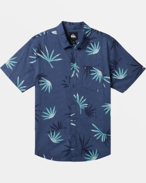 Quiksilver Shirts & Polos>Apero Classic Short Sleeve Shirt VINTAGEINDIGOAPEROCLASSISS