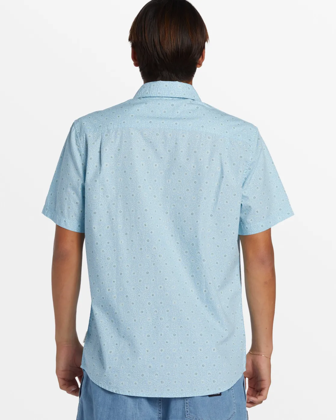 Quiksilver Shirts & Polos>Apero Classic Short Sleeve Shirt - BLUEBELLAPEROORGANICSS