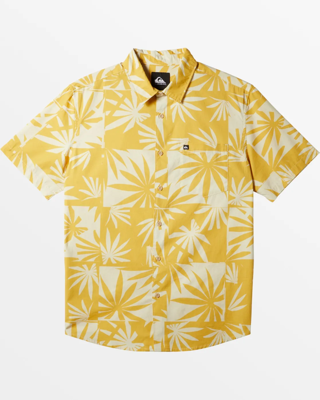 Quiksilver Shirts & Polos>Apero Classic Short Sleeve Shirt - OCHREAPEROORGANICSS