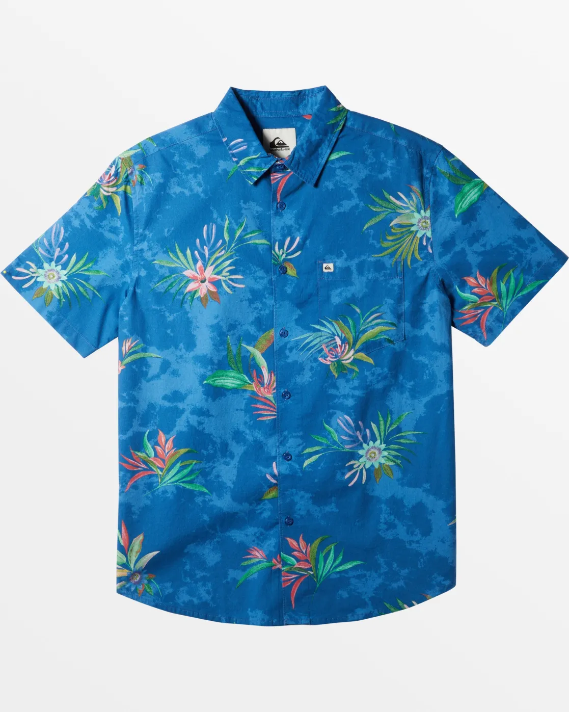 Quiksilver Shirts & Polos>Apero Classic Short Sleeve Shirt - STARSAPPHIREAPEROCLASSS