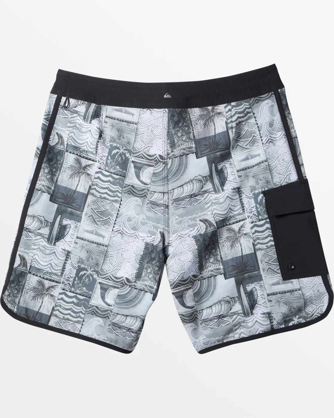 Quiksilver Boardshorts | Boardshorts>Aqua Stamp 19" Boardshorts - AQUASTAMPBLACK