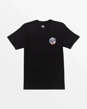 Quiksilver Tees>Barreling Abe T-Shirt BLACK