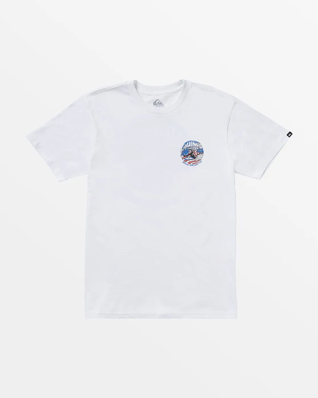Quiksilver Tees>Barreling Abe T-Shirt WHITE