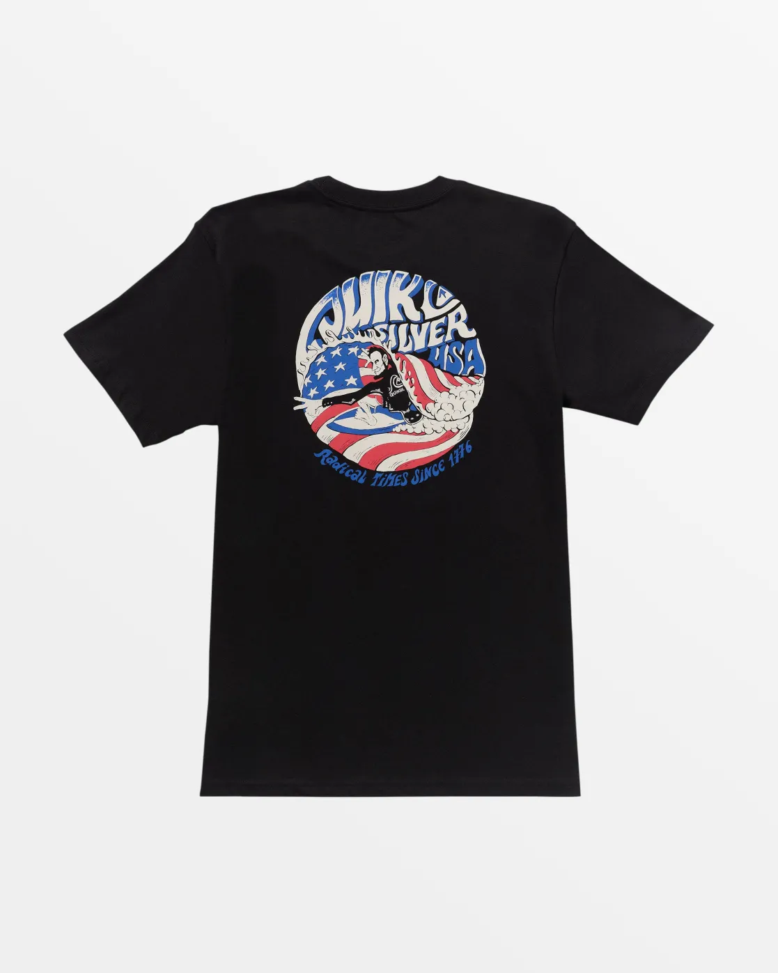 Quiksilver Tees>Barreling Abe T-Shirt BLACK