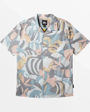 Quiksilver Shirts & Polos>Beach Club Casual Short Sleeve Shirt LARKSPURBEACHCLUBSS