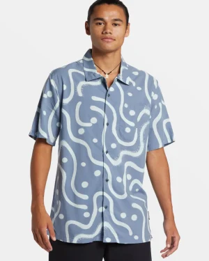 Quiksilver Shirts & Polos>Beach Club Casual Short Sleeve Shirt FLINTSTONEBEACHCLUBCASUAL