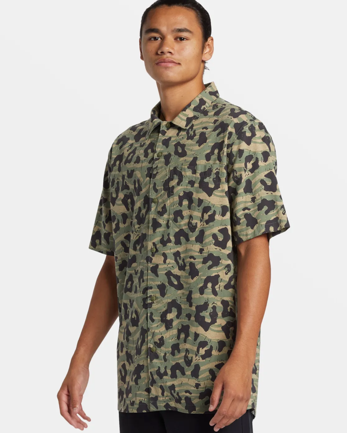 Quiksilver Shirts & Polos>Beach Club Casual Short Sleeve Shirt SEASPRAYBEACHCLUBCASUALSS