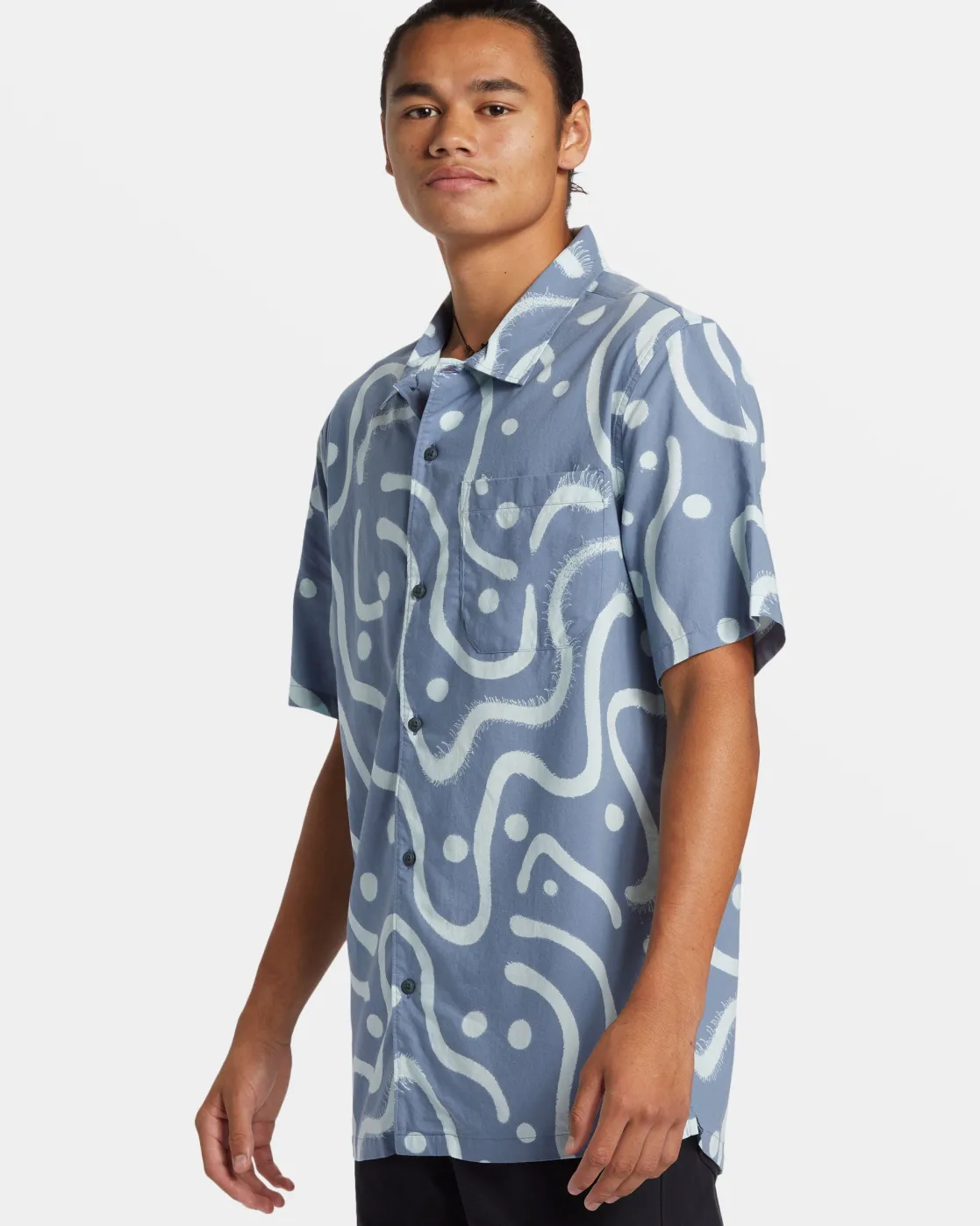 Quiksilver Shirts & Polos>Beach Club Casual Short Sleeve Shirt FLINTSTONEBEACHCLUBCASUAL