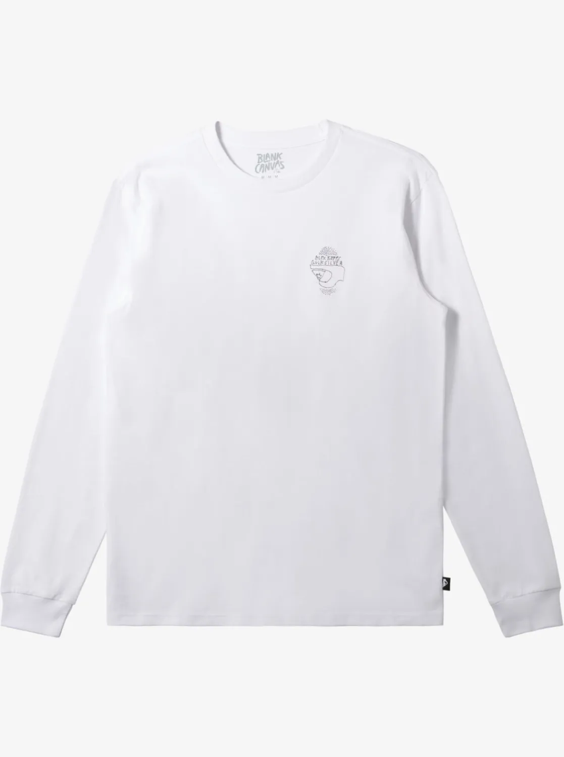 Quiksilver Tees>Blank Canvas Alex Kopps Long Sleeve Can T-Shirt WHITE