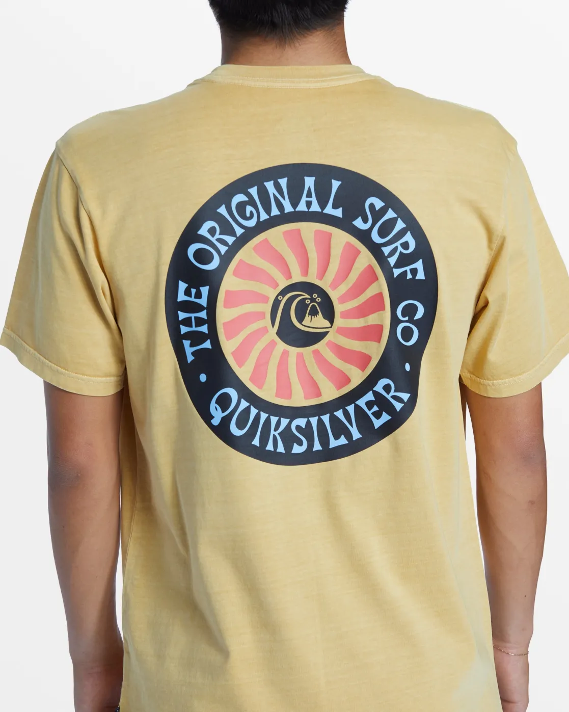 Quiksilver Tees>Bloom Cycle T-Shirt - OCHRE