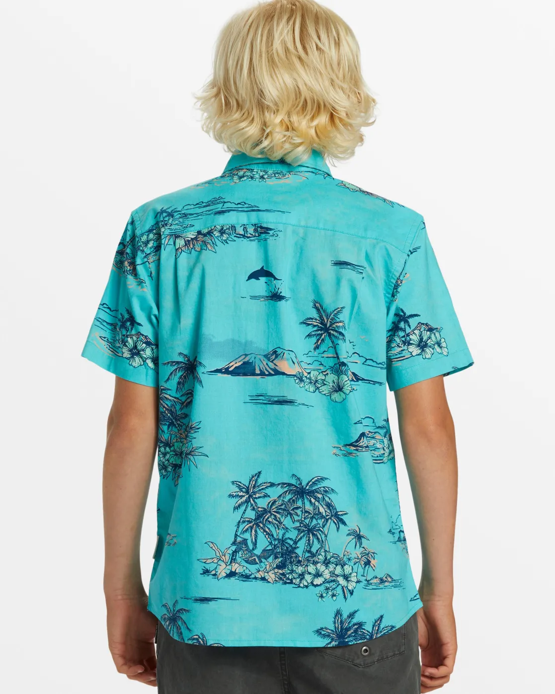 Quiksilver Shirts & Polos>Boys 8-16 Apero Classic Short Sleeve Shirt - CAPRIAPEROCLASSS