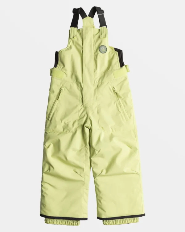 Quiksilver Snow Pants>Boys 2-7 Boogie Bib Snow Pants CELERYGREEN