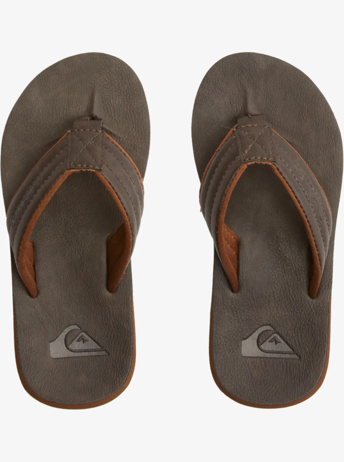 Quiksilver Sandals>Boys 8-16 Carver Nubuck Sandals DEMITASSE-SOLID