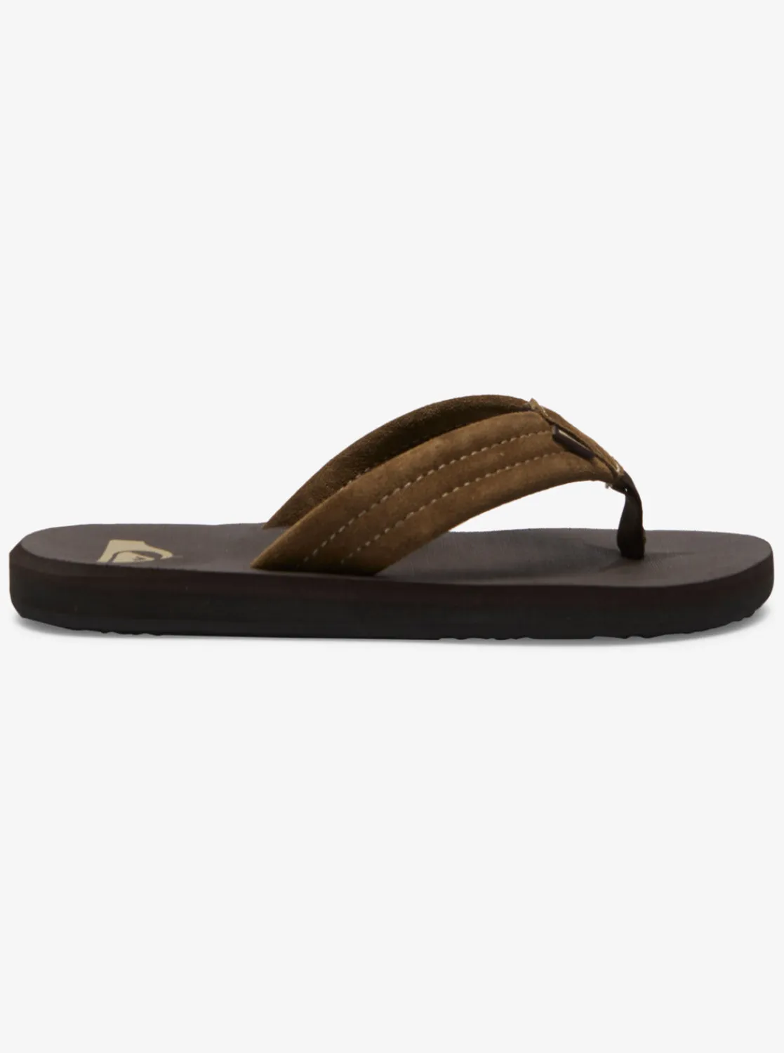Quiksilver Sandals>Boys 8-16 Carver Suede Core Sandals BROWN1