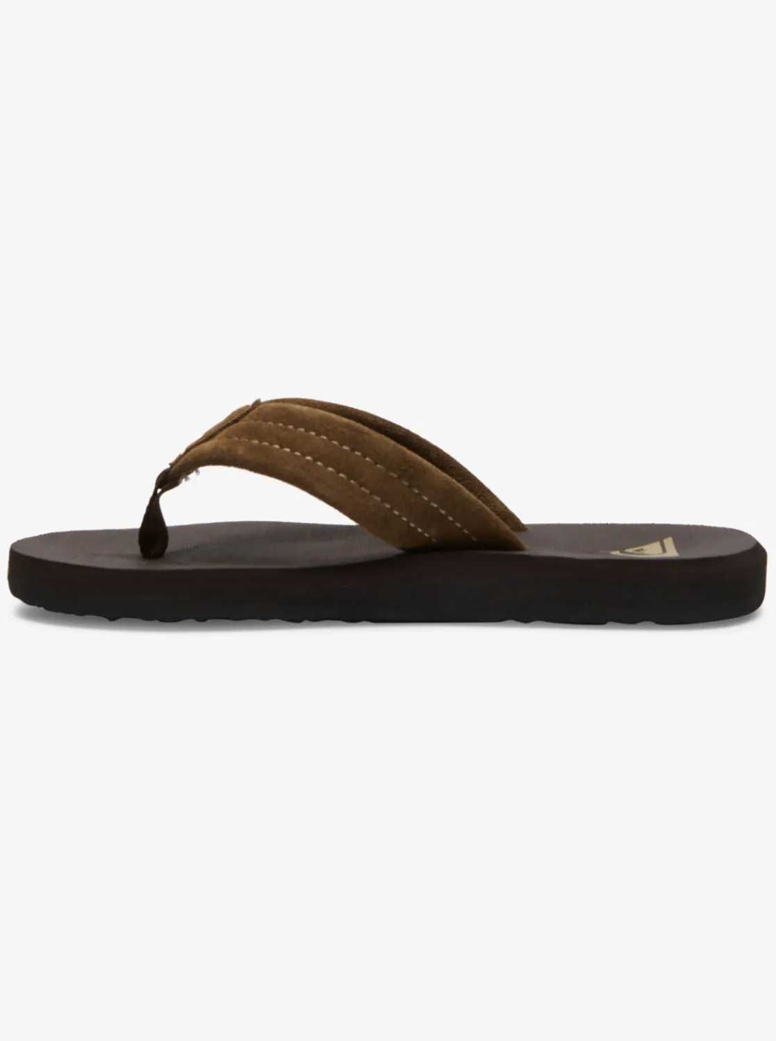 Quiksilver Sandals>Boys 8-16 Carver Suede Core Sandals BROWN1