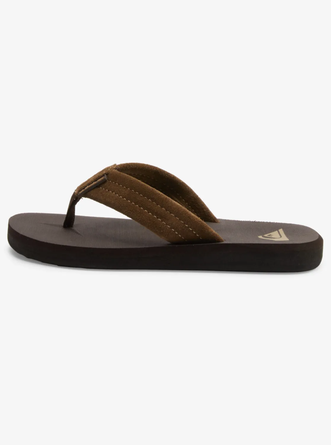 Quiksilver Sandals>Boys 8-16 Carver Suede Core Sandals BROWN1