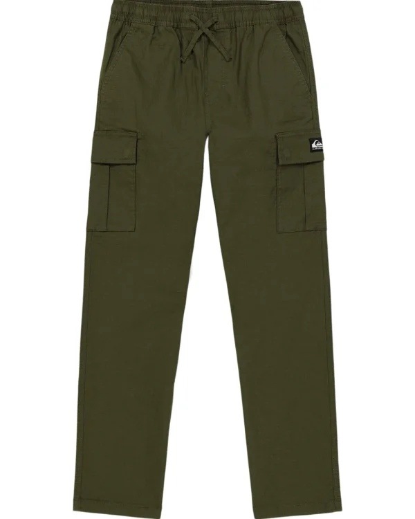 Quiksilver Pants>Boys 8-16 DNA Beach Cargo Pants GrapeLeaf