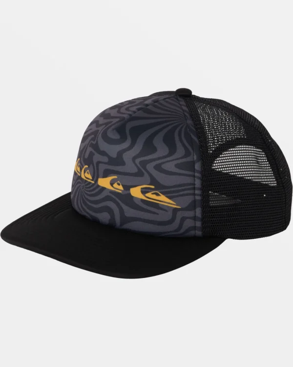 Quiksilver Hats & Beanies | Boys Gifts>Boys 8-16 Emu Coop Trucker Hat JETBLACK
