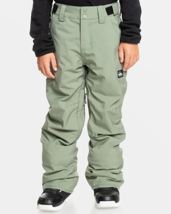 Quiksilver Snow Pants>Boys 8-16 Estate Snow Pants SEASPRAY
