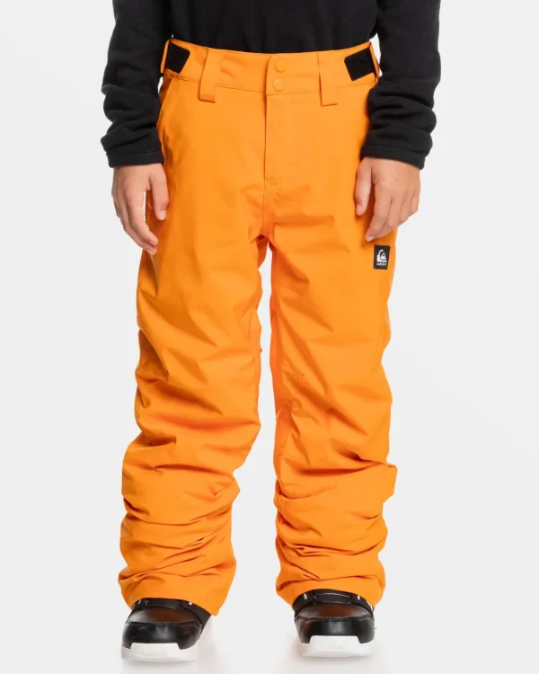 Quiksilver Snow Pants>Boys 8-16 Estate Snow Pants ORANGEPEPPER