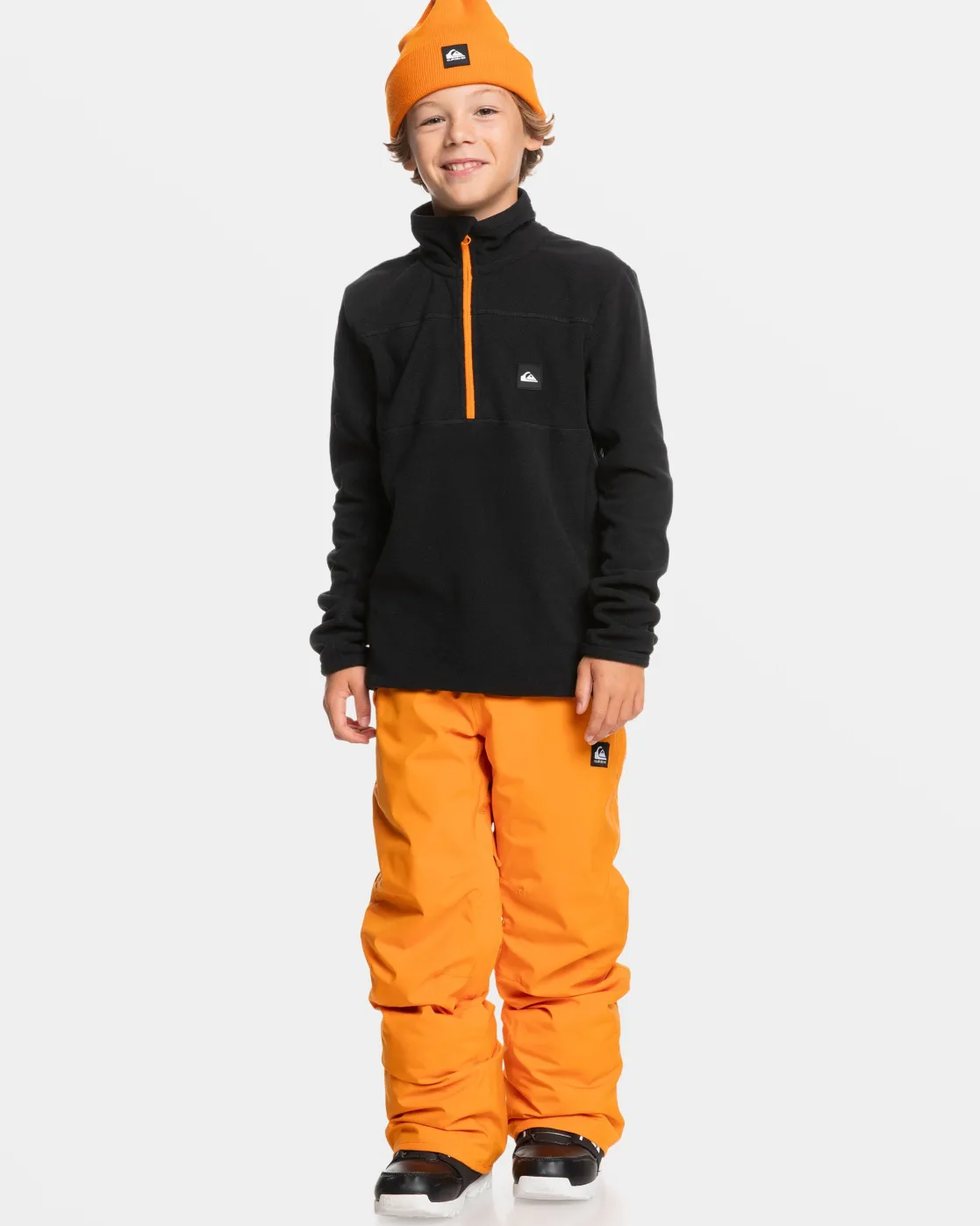 Quiksilver Snow Pants>Boys 8-16 Estate Snow Pants ORANGEPEPPER