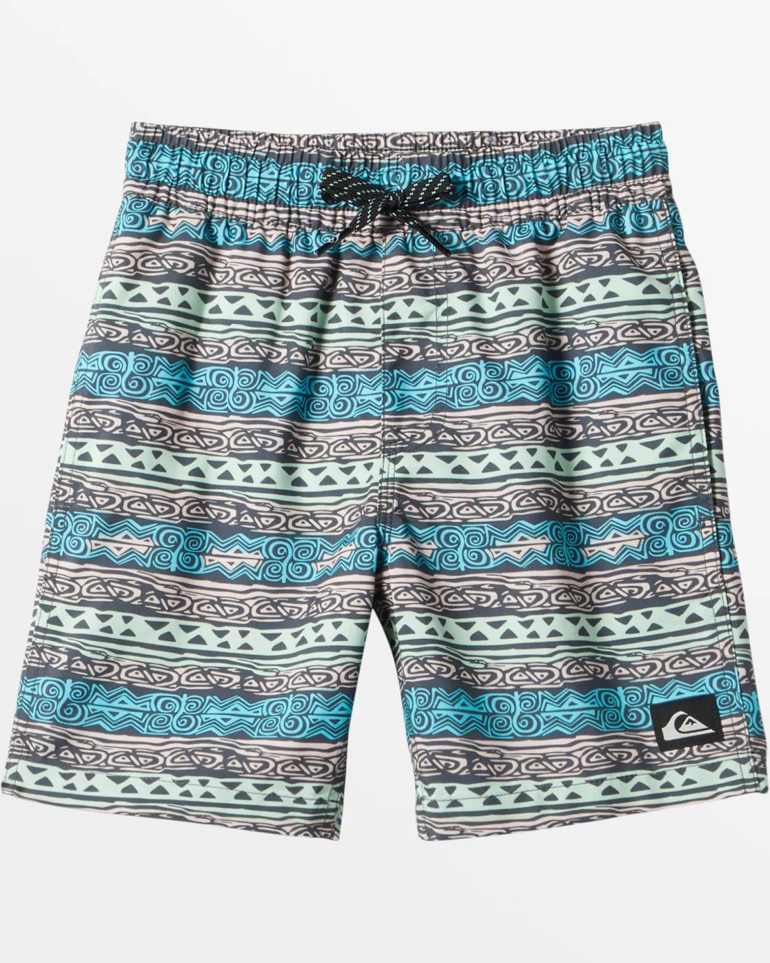 Quiksilver Boardshorts>Boys 2-7 Everyday Heritage Volley 13" Swim Trunks - TARMAC