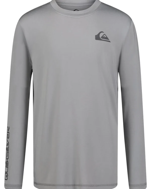 Quiksilver Rashguards | Boys Gifts>Boys 8-16 Everyday Long Sleeve Surf Tee Quarry