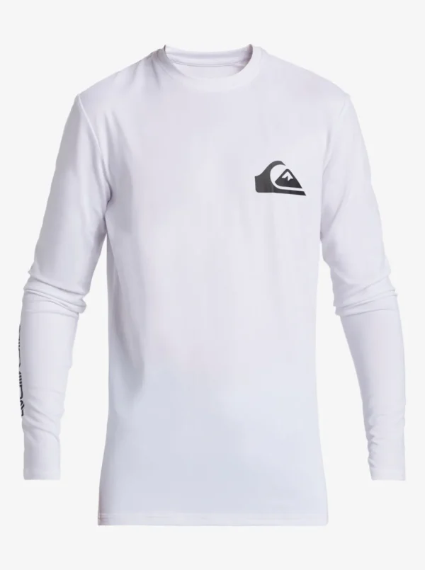 Quiksilver Rashguards>Boys 8-16 Everyday Long Sleeve Surf Tee WHITE