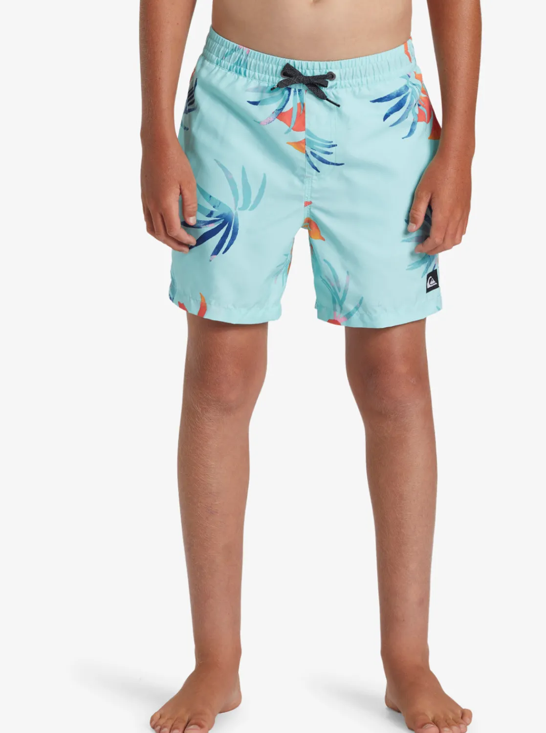 Quiksilver Boardshorts>Boys 8-16 Everyday Mix 14" Swim Trunks LIMPETSHELL