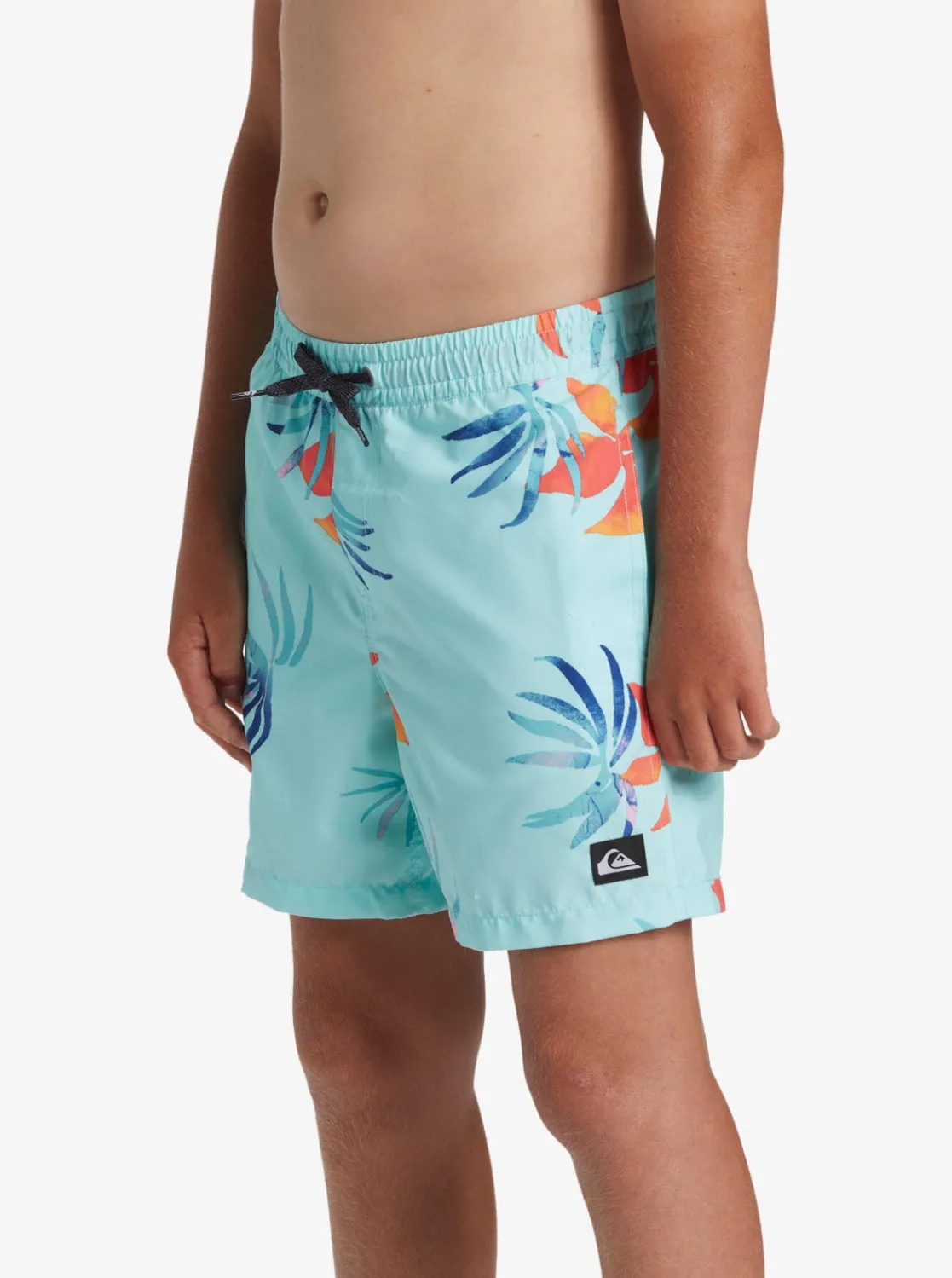Quiksilver Boardshorts>Boys 8-16 Everyday Mix 14" Swim Trunks LIMPETSHELL