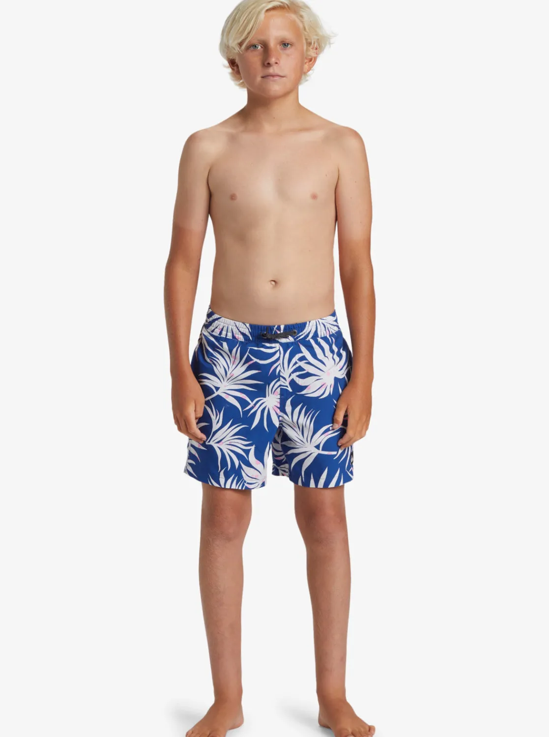 Quiksilver Boardshorts>Boys 8-16 Everyday Mix 14" Swim Trunks MONACOBLUE
