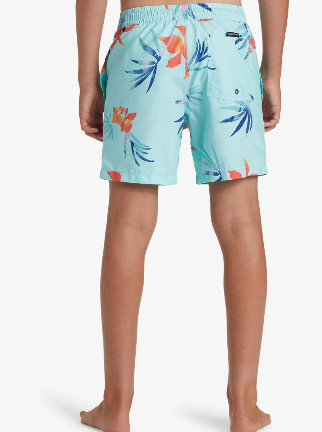 Quiksilver Boardshorts>Boys 8-16 Everyday Mix 14" Swim Trunks LIMPETSHELL