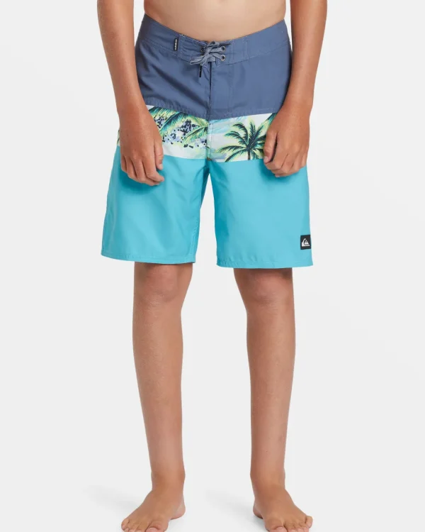 Quiksilver Boardshorts>Boys 8-16 Everyday Panel 17" Boardshorts MAUIBLUE