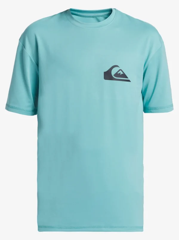 Quiksilver Rashguards>Boys 8-16 Everyday Short Sleeve Surf Tee MARINEBLUE