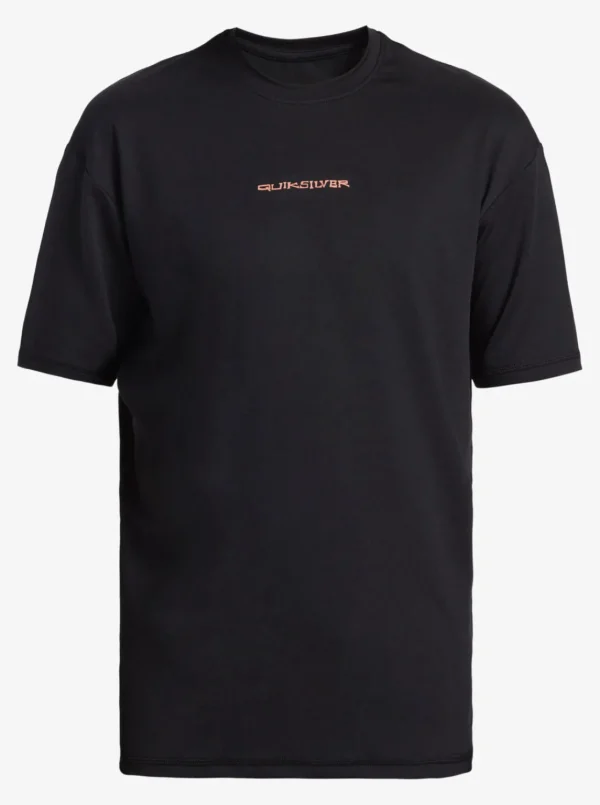 Quiksilver Rashguards>Boys 8-16 Everyday Short Sleeve Surf Tee BLACK/WHITE