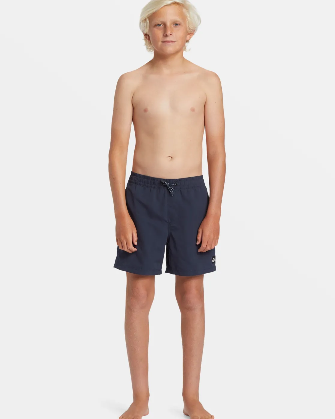 Quiksilver Boardshorts>Boys 8-16 Everyday Solid 14" Swim Trunks DARKNAVY
