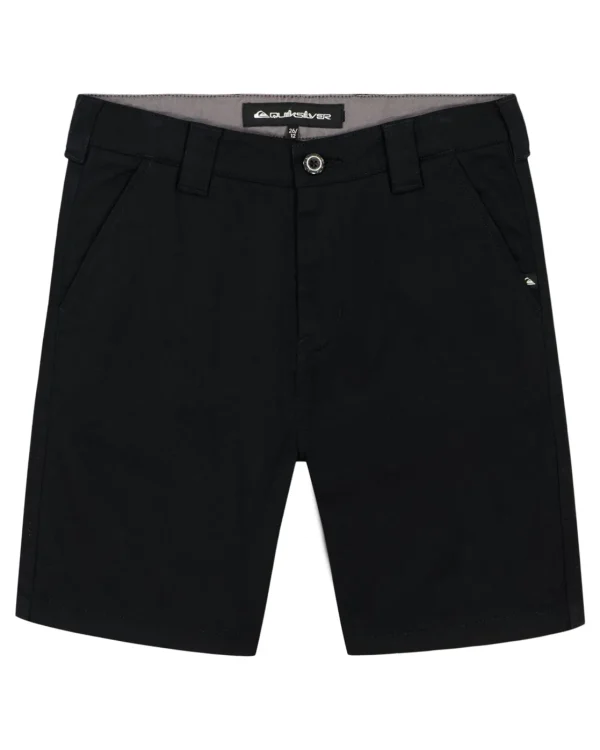 Quiksilver Shorts & Amphibians | Boys Gifts>Boys 8-16 Everyday Union Stretch Chino Shorts Black