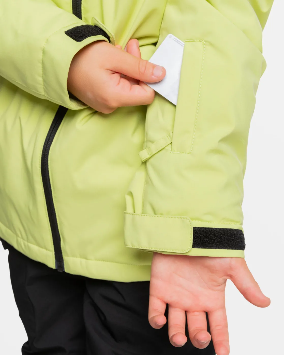 Quiksilver Snow Jackets>Boys 8-16 High In The Hood Snow Jacket CELERYGREEN