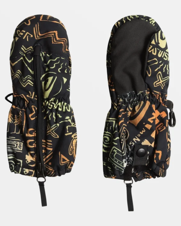 Quiksilver Accessories>Boys 2-7 Indie Snow Mittens KIDSCHATTERCELERYGREEN
