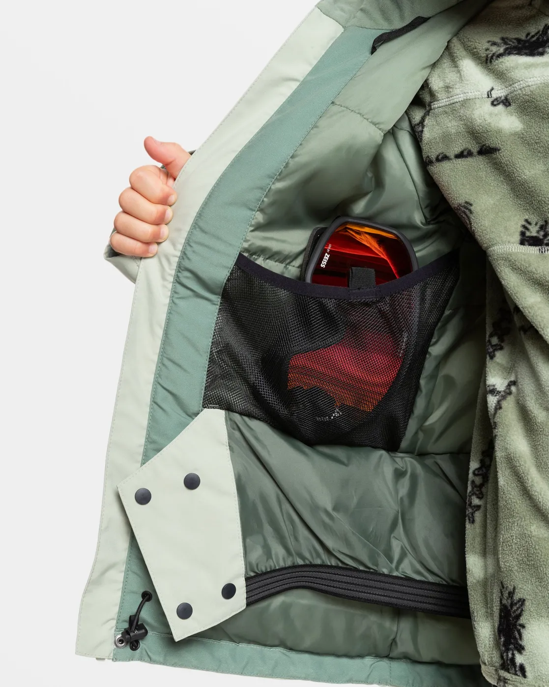 Quiksilver Snow Jackets>Boys 8-16 Mission Block Technical Snow Jacket DESERTSAGE