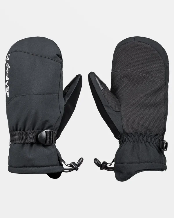 Quiksilver Accessories>Boys 8-16 Mission Snow Mittens TRUEBLACK