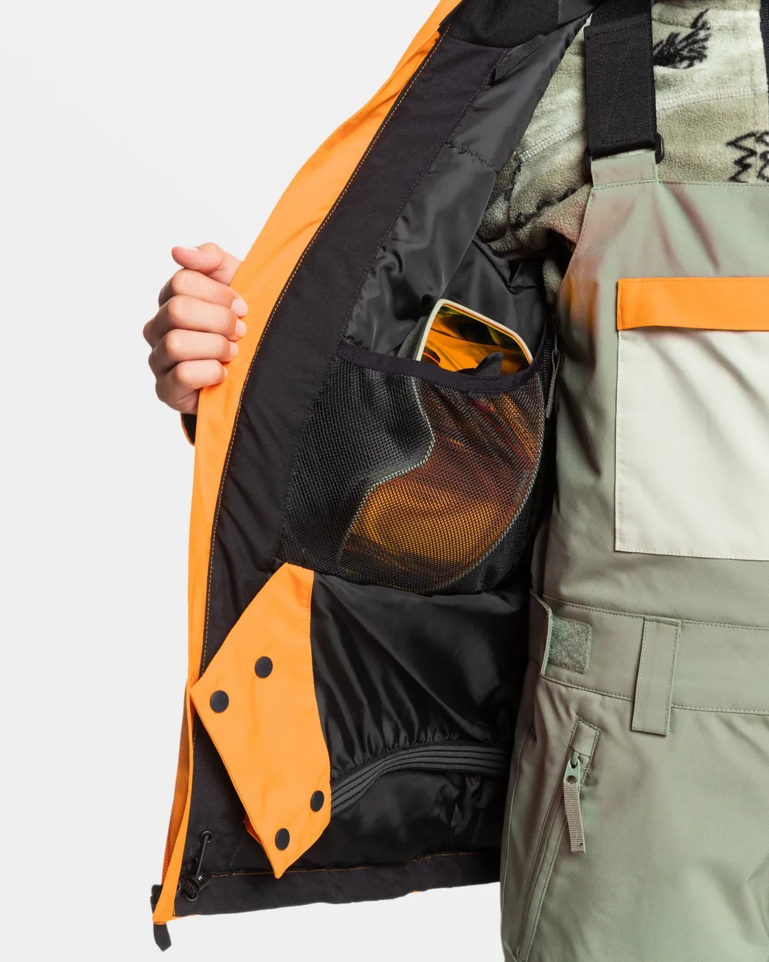 Quiksilver Snow Jackets>Boys 8-16 Mission Solid Insulated Snow Jacket ORANGEPEPPER