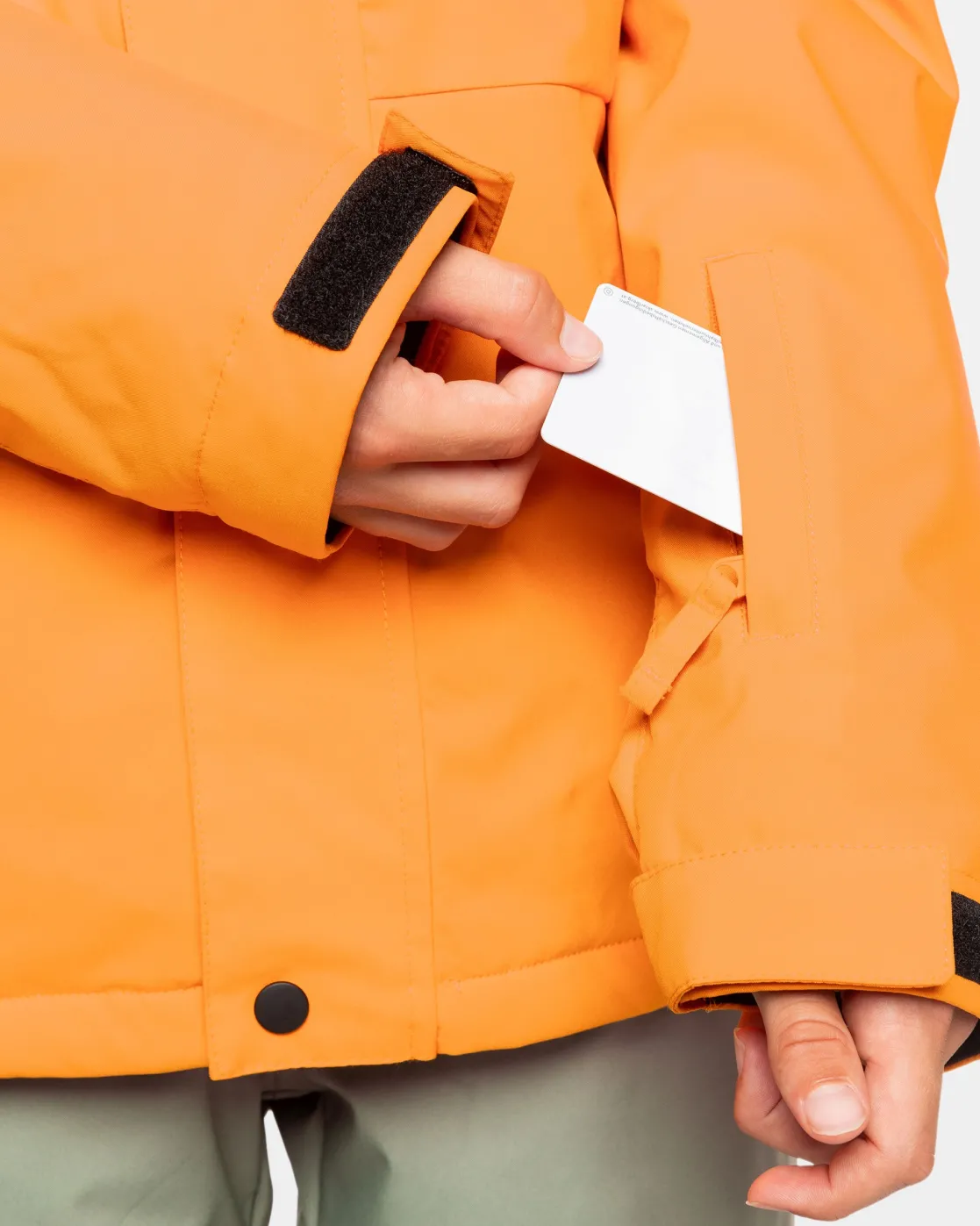 Quiksilver Snow Jackets>Boys 8-16 Mission Solid Insulated Snow Jacket ORANGEPEPPER