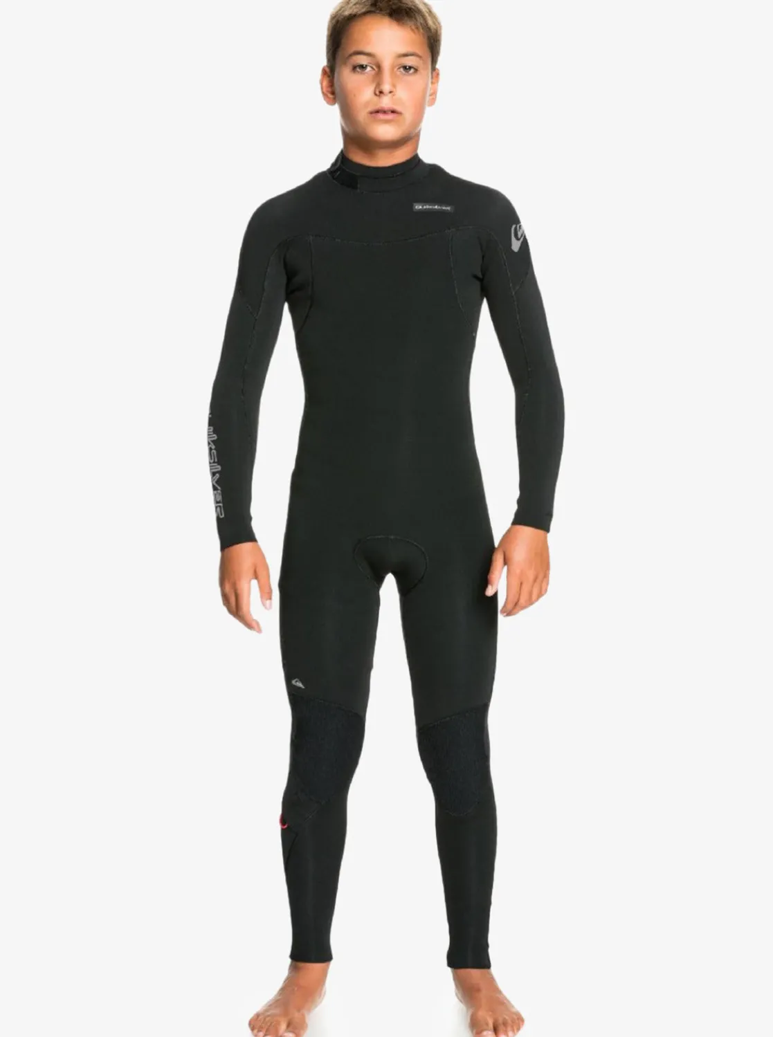 Quiksilver Wetsuits | Boys Gifts>Boys 8-16 4/3mm Everyday Sessions Back Zip Wetsuit BLACK