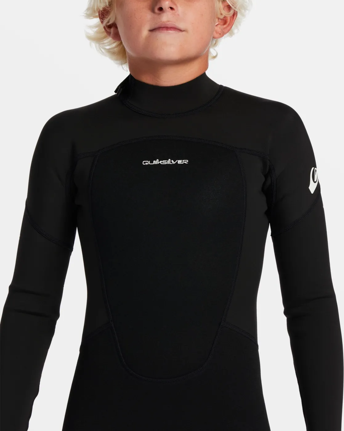 Quiksilver Wetsuits>Boys 8-16 3/2mm Prologue Back Zip Wetsuit BLACK