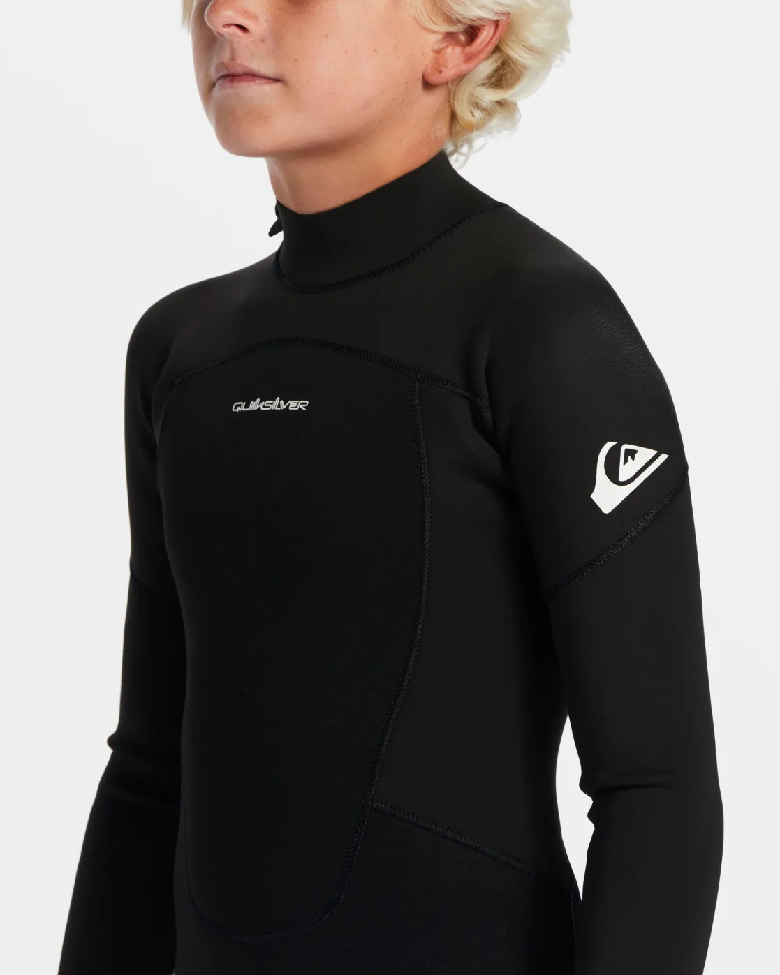 Quiksilver Wetsuits>Boys 8-16 3/2mm Prologue Back Zip Wetsuit BLACK