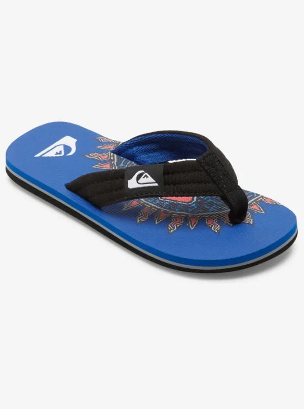 Quiksilver Sandals>Boys 8-16 Molokai Layback Sandals BLUE5