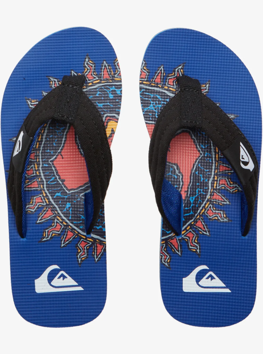 Quiksilver Sandals>Boys 8-16 Molokai Layback Sandals BLUE5